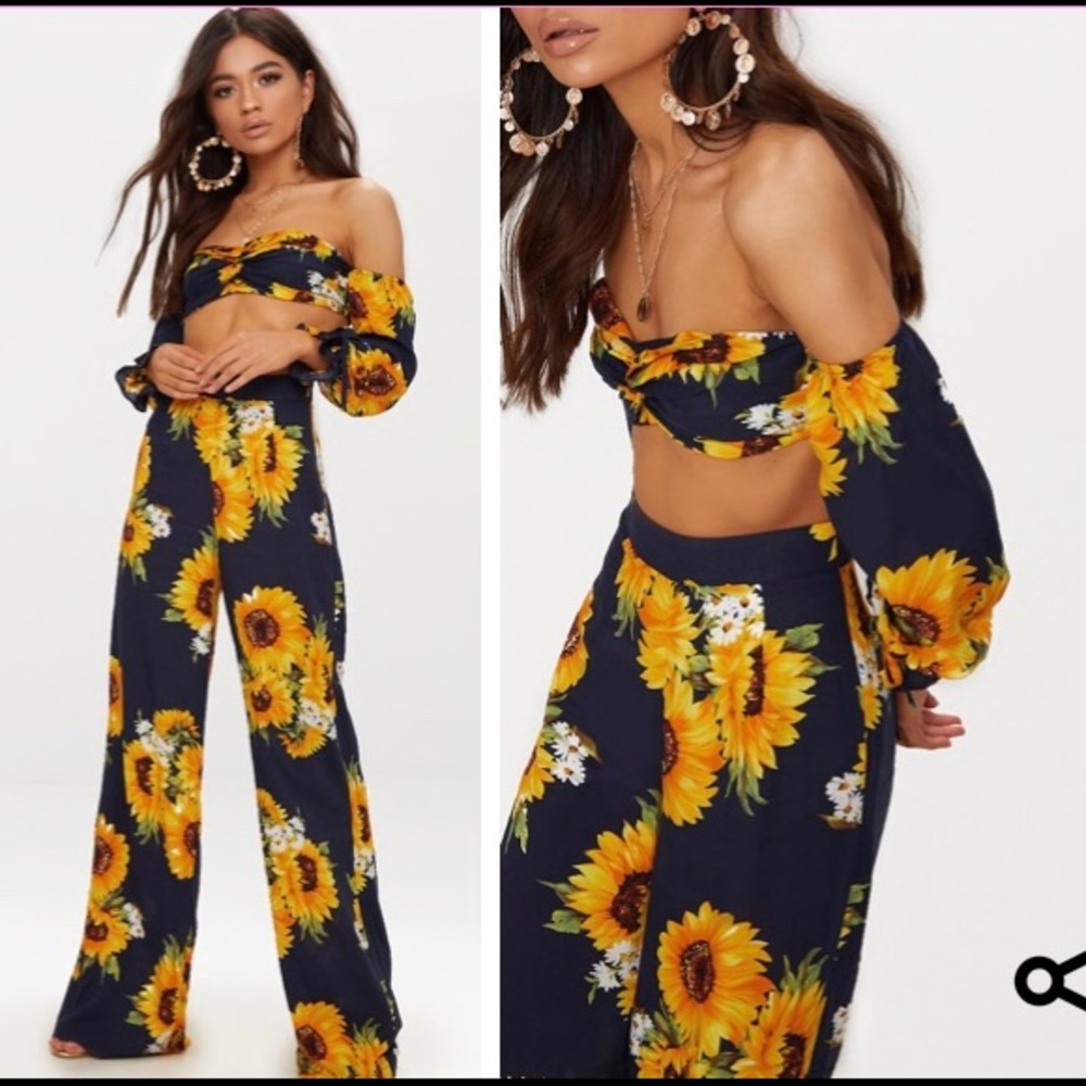 PRETTYLITTLETHING SUNFLOWER 2PIECE SET